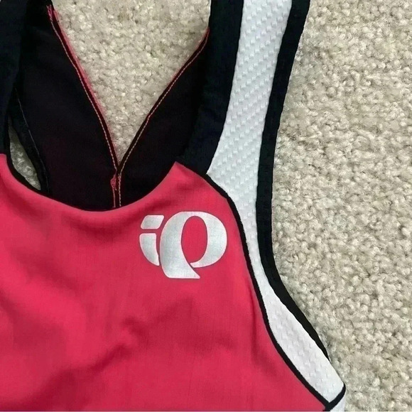 Pearl Izumi Elite InRCool Tri Singlet Tank Top Womens Small Pink-White 13221302 - Picture 8 of 15